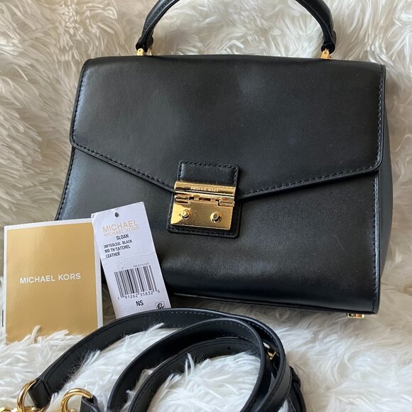 MIchael Kors black top handle bag - Picture 2 of 6